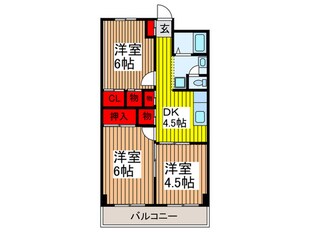 シャルムヤハギの物件間取画像